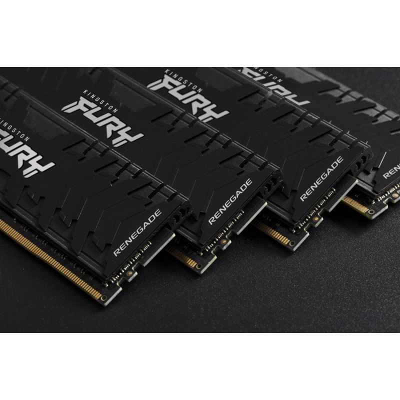 Kingston Technology FURY 32GB 3600MT/s DDR4 CL16 DIMM (Kit of 2) 1Gx8 Renegade Black Kingston Technology FURY 32GB 3600MT/s DDR4 CL16 DIMM (Kit of 2) 1Gx8 Renegade Black