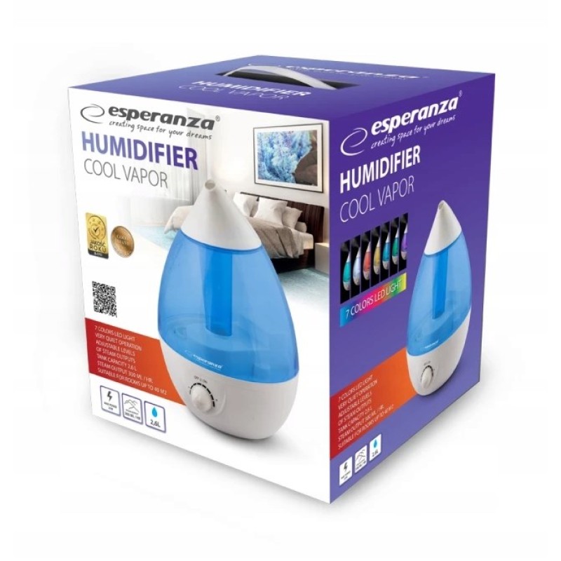 Esperanza EHA005 Air humidifier 2,6L Esperanza EHA005 Air humidifier 2,6L