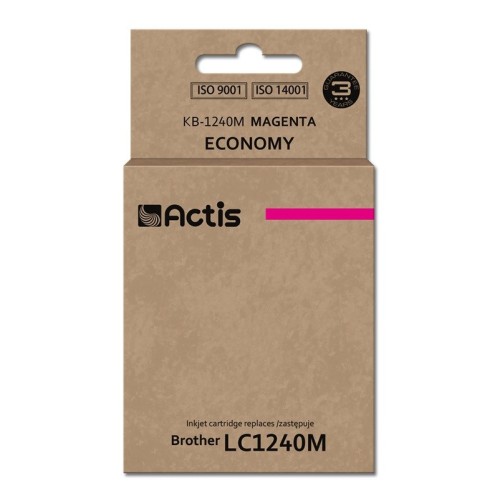 Actis KB-1240M ink for Brother printer; Brother LC1240M/LC1220M replacement; Standard; 19 ml; magenta. Actis KB-1240M ink for Brother printer; Brother LC1240M/LC1220M replacement; Standard; 19 ml; magenta.