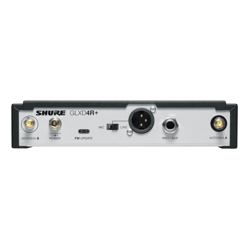 Shure GLXD14R+E-Z4 - Cyfrowy system bezprzewodowy DUAL BAND z nadajnikiem bodypack i kablem gitarowym W302 Shure GLXD14R+E-Z4 - Cyfrowy system bezprzewodowy DUAL BAND z nadajnikiem bodypack i kablem gitarowym W302