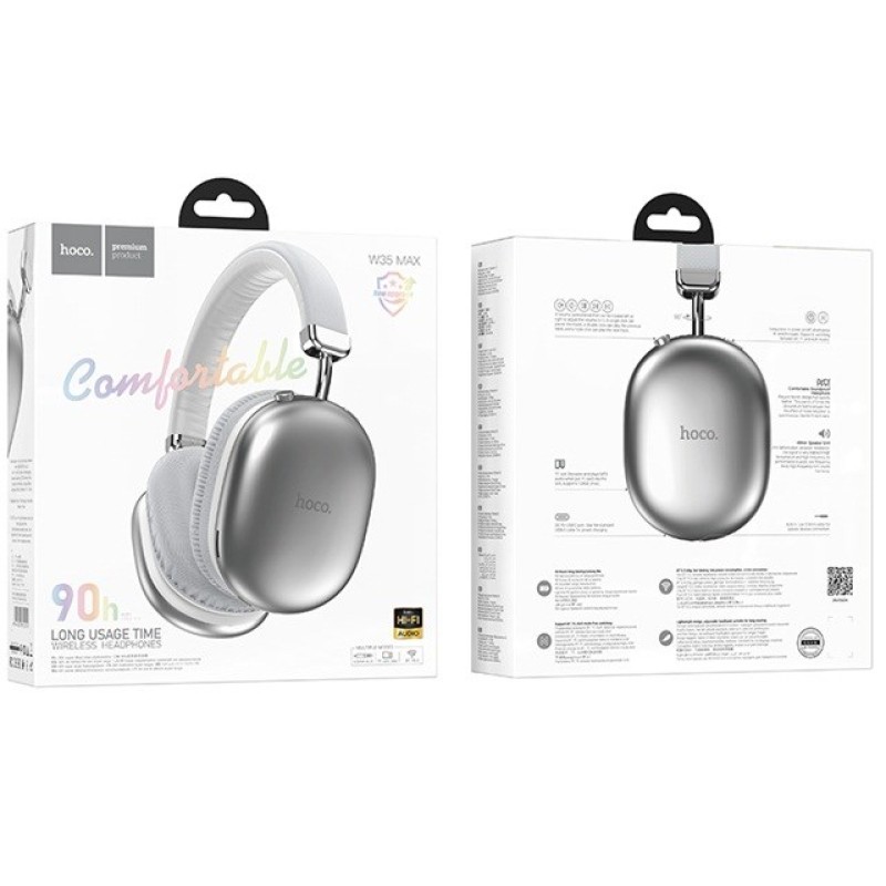 Hoco W35 Max Joy Wireless Bluetooth In-Ear Headset Silver Hoco W35 Max Joy Wireless Bluetooth In-Ear Headset Silver