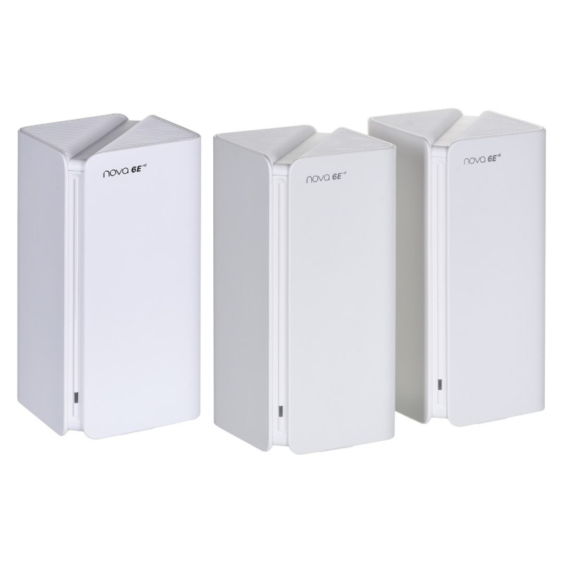 Tenda MX21 Pro(3-pack) Tri-band (2.4 GHz / 5 GHz / 6 GHz) Wi-Fi 6 (802.11ax) White Internal Tenda MX21 Pro(3-pack) Tri-band (2.4 GHz / 5 GHz / 6 GHz) Wi-Fi 6 (802.11ax) White Internal