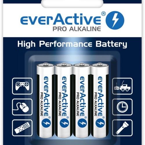 Alkaline batteries AAA / LR03 everActive Pro - 4 pieces (blister) Alkaline batteries AAA / LR03 everActive Pro - 4 pieces (blister)
