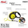 Flexi New NEON 5 m Black, Yellow Dog Retractable lead Flexi New NEON 5 m Black, Yellow Dog Retractable lead