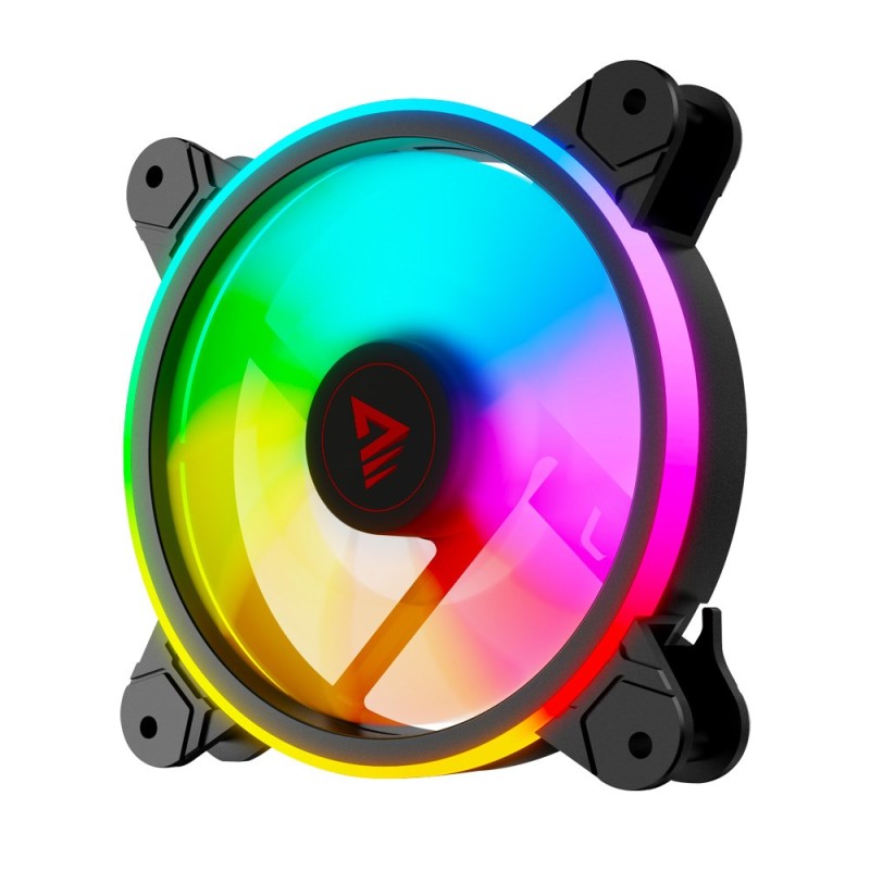 SAVIO FAN-01 4-pack 120mm ARGB fan including controller and remote control SAVIO FAN-01 4-pack 120mm ARGB fan including controller and remote control