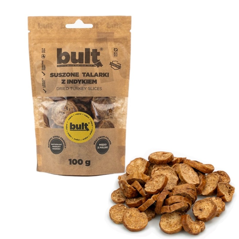 BULT Dried turkey slices - dog treat - 100g BULT Dried turkey slices - dog treat - 100g