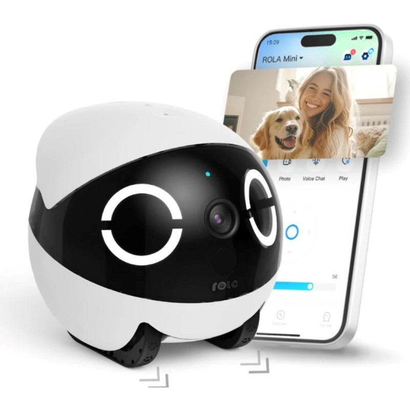 Enabot Rola Mini Smart monitoring robot white, black Enabot Rola Mini Smart monitoring robot white, black