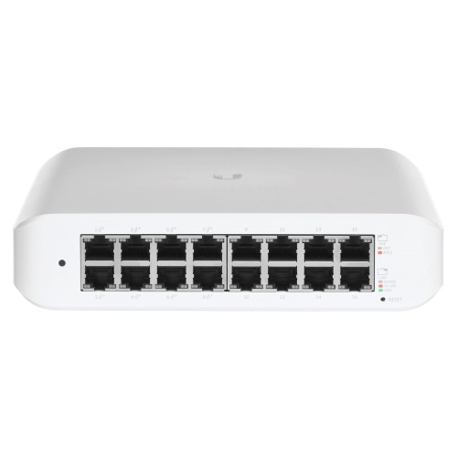 Ubiquiti UniFi Switch Lite 16 PoE L2 Gigabit Ethernet (10/100/1000) Power over Ethernet (PoE) White Ubiquiti UniFi Switch Lite 16 PoE L2 Gigabit Ethernet (10/100/1000) Power over Ethernet (PoE) White