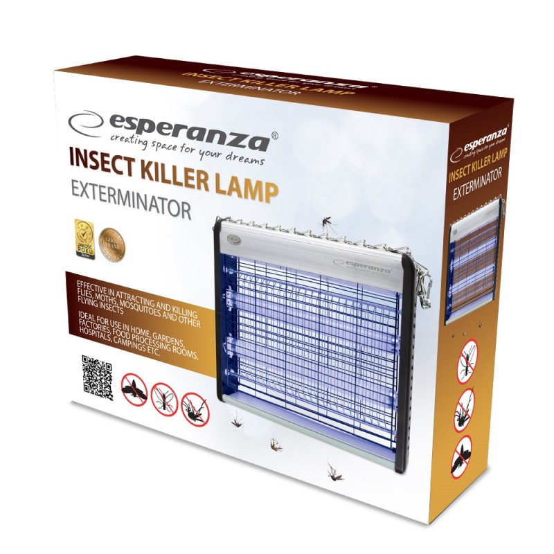 Esperanza EHQ003 ELECTRIC INSECT UV LAMP Black Esperanza EHQ003 ELECTRIC INSECT UV LAMP Black