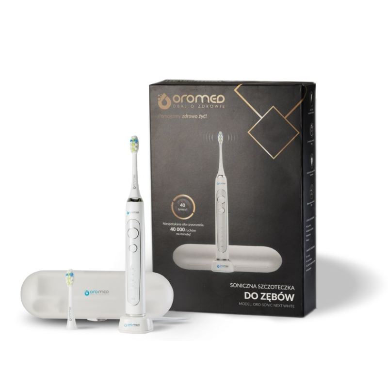 OROMED ORO-SONIC NEXT WHITE white sonic toothbrush OROMED ORO-SONIC NEXT WHITE white sonic toothbrush