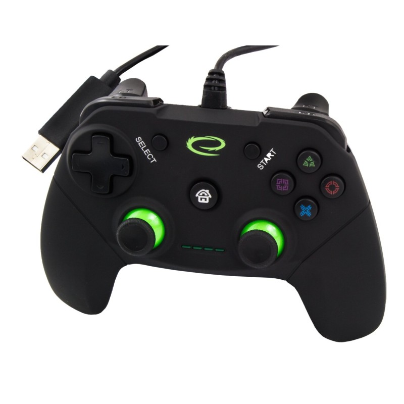 Esperanza EGG110K Gaming Controller Gamepad PC,Playstation 3 Analogue / Digital USB 2.0 Black Esperanza EGG110K Gaming Controller Gamepad PC,Playstation 3 Analogue / Digital USB 2.0 Black