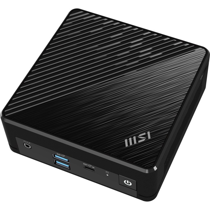 MSI Cubi N ADL S-078EU Intel® N N100 4 GB DDR4-SDRAM 128 GB SSD Windows 11 Pro Mini PC Black