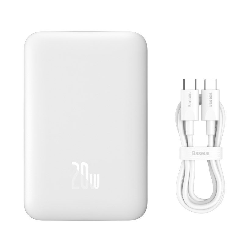 Baseus P10059001223-00 Lithium polymer (LiPo) power bank 10000 mAh Wireless charging White Baseus P10059001223-00 Lithium polymer (LiPo) power bank 10000 mAh Wireless charging White