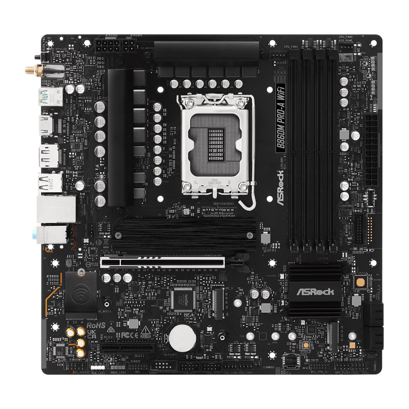 ASRock B860M Pro-A WiFi Motherboard ASRock B860M Pro-A WiFi Motherboard