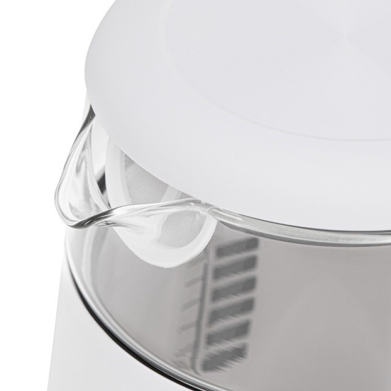 ADLER AD 1305 electric kettle white/silver ADLER AD 1305 electric kettle white/silver