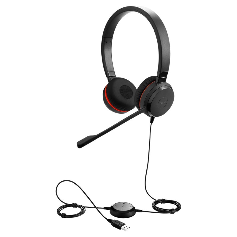 Jabra 4999-823-309 Headset/Headset Wired Headband Office/Call Center USB Type-A Bluetooth Black
