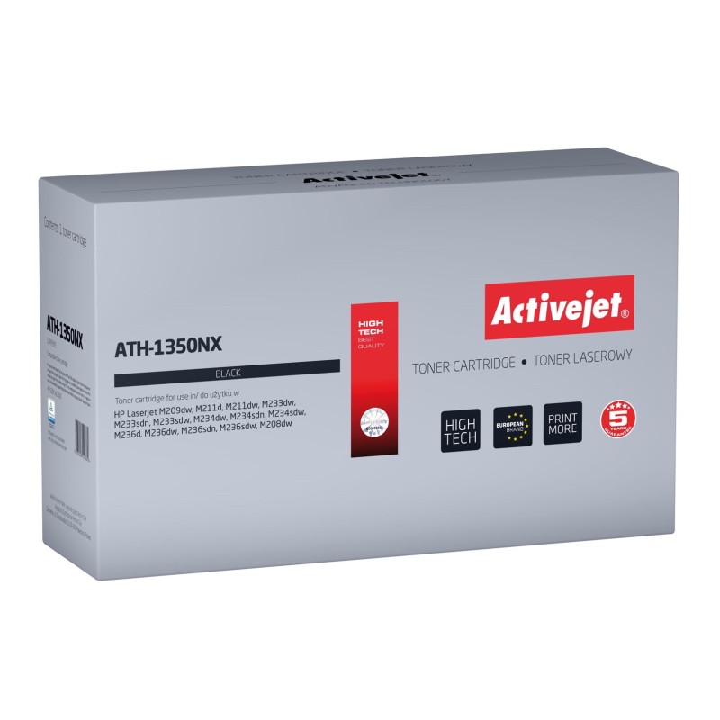 Activejet ATS-1350NX toner (replacement HP W1350X; Supreme; 3500 pages; black) Activejet ATS-1350NX toner (replacement HP W1350X; Supreme; 3500 pages; black)