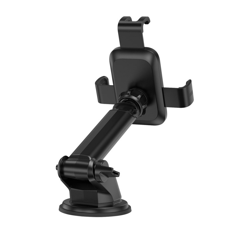 Vention Auto-Clamping Car Phone Mount With Suction Cup Black Square Type Vention Auto-Clamping Car Phone Mount With Suction Cup Black Square Type