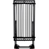 PROMIS SORRENTO laundry dryer, extendable + 2 wings, black PROMIS SORRENTO laundry dryer, extendable + 2 wings, black