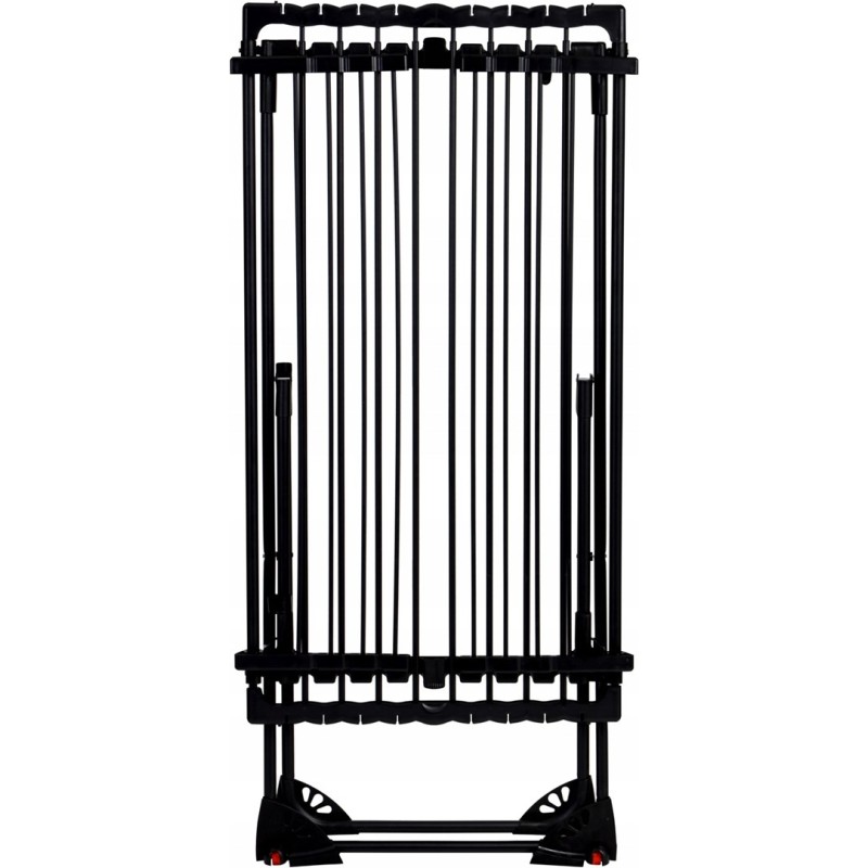 PROMIS SORRENTO laundry dryer, extendable + 2 wings, black PROMIS SORRENTO laundry dryer, extendable + 2 wings, black