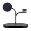 Samsung GP-PWU024WIABW mobile device charger Headset, Smartphone, Smartwatch Black, Silver USB Wireless charging Indoor