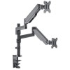 Manhattan TV & Monitor Mount, Desk, Full Motion (Gas Spring), 2 screens, Screen Sizes: 10-27 Manhattan TV & Monitor Mount, Desk, Full Motion (Gas Spring), 2 screens, Screen Sizes: 10-27