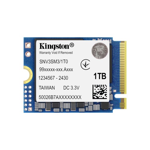 Kingston Technology 1000G NV3 M.2 2230 NVMe SSD Kingston Technology 1000G NV3 M.2 2230 NVMe SSD