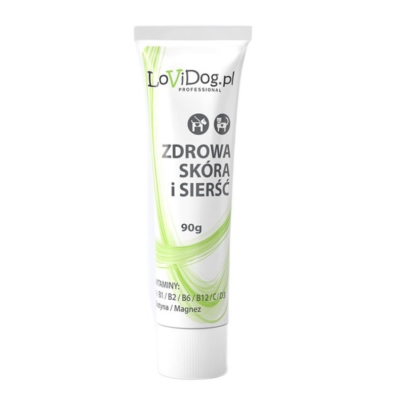 LOVIDOG Functional paste Healthy skin and coat - dog treat - 90g