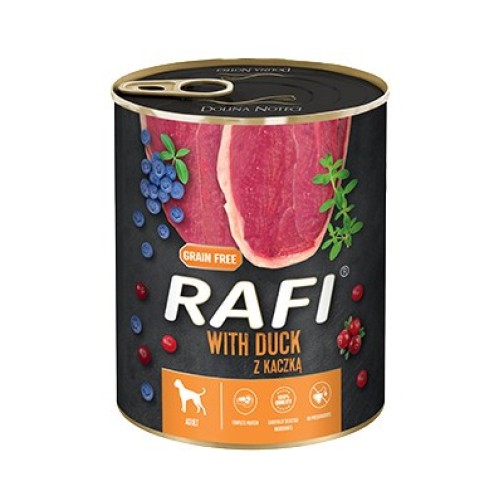 Dolina Noteci Rafi Dog wet food with duck, blueberries and cranberries - 800g