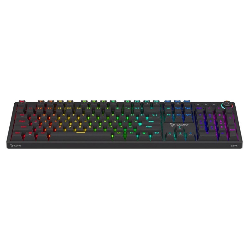Savio STYX Outemu Blue, Hot Swap, RGB keyboard Gaming Savio STYX Outemu Blue, Hot Swap, RGB keyboard Gaming