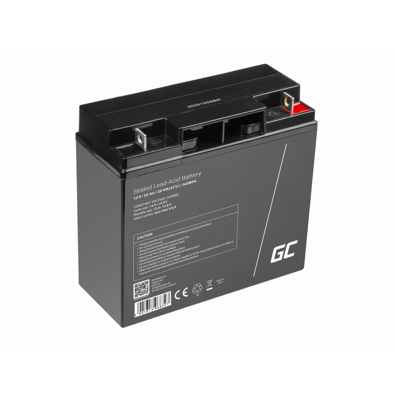 Green Cell AGM54 vehicle battery AGM (Absorbed Glass Mat) 22 Ah 12 V Green Cell AGM54 vehicle battery AGM (Absorbed Glass Mat) 22 Ah 12 V