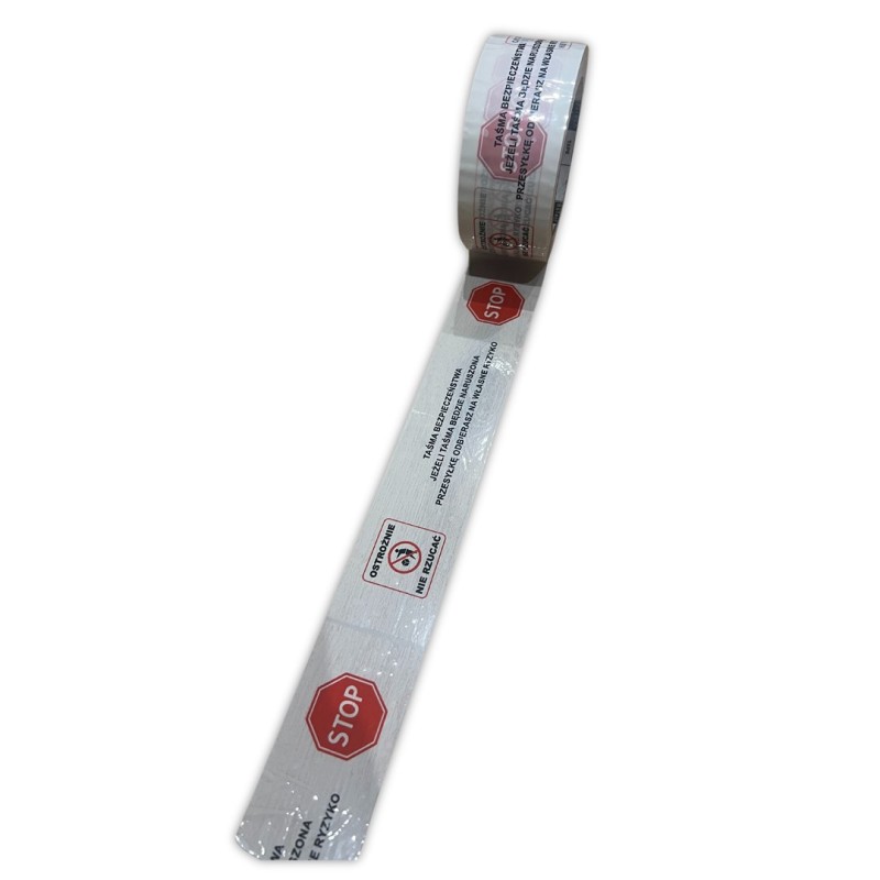 BSTech printed adhesive tape 48 mm x 100 m ‘STOP safety tape’ BSTech printed adhesive tape 48 mm x 100 m ‘STOP safety tape’