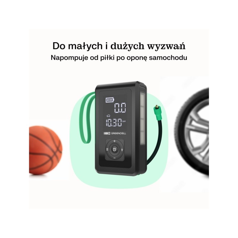 Green Cell CJSGC03 power bank Lithium-Ion (Li-Ion) 8000 mAh Black, Light Green Green Cell CJSGC03 power bank Lithium-Ion (Li-Ion) 8000 mAh Black, Light Green