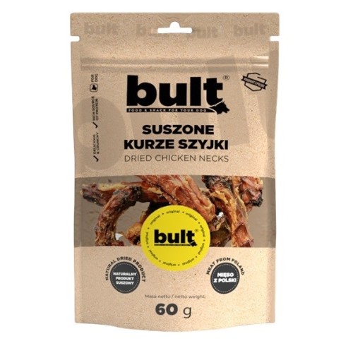 BULT Dried chicken necks - dog treat - 60g BULT Dried chicken necks - dog treat - 60g