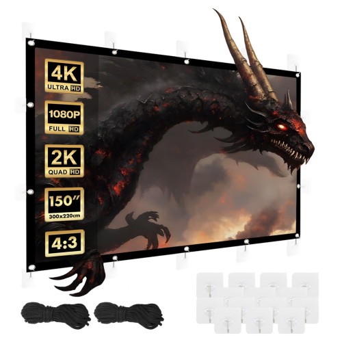 Maclean projection screen, 150 Maclean projection screen, 150