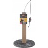 Zolux Cat scratching post with toy - grey Zolux Cat scratching post with toy - grey