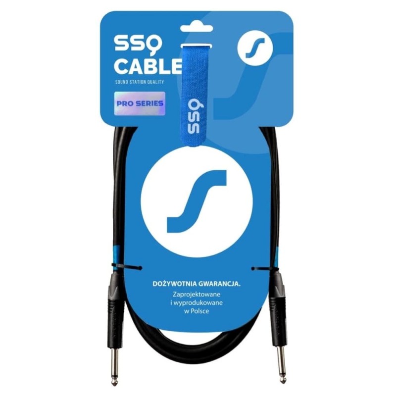 SSQ JMPJMP2 Pro - 6.3 mm mono jack cable - 6.3 mm mono jack with Neutrik terminals, 2 m