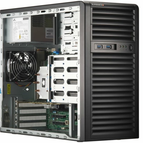 Supermicro SYS-531R-I PC/workstation barebone Mini-Tower Black Intel C262 Supermicro SYS-531R-I PC/workstation barebone Mini-Tower Black Intel C262