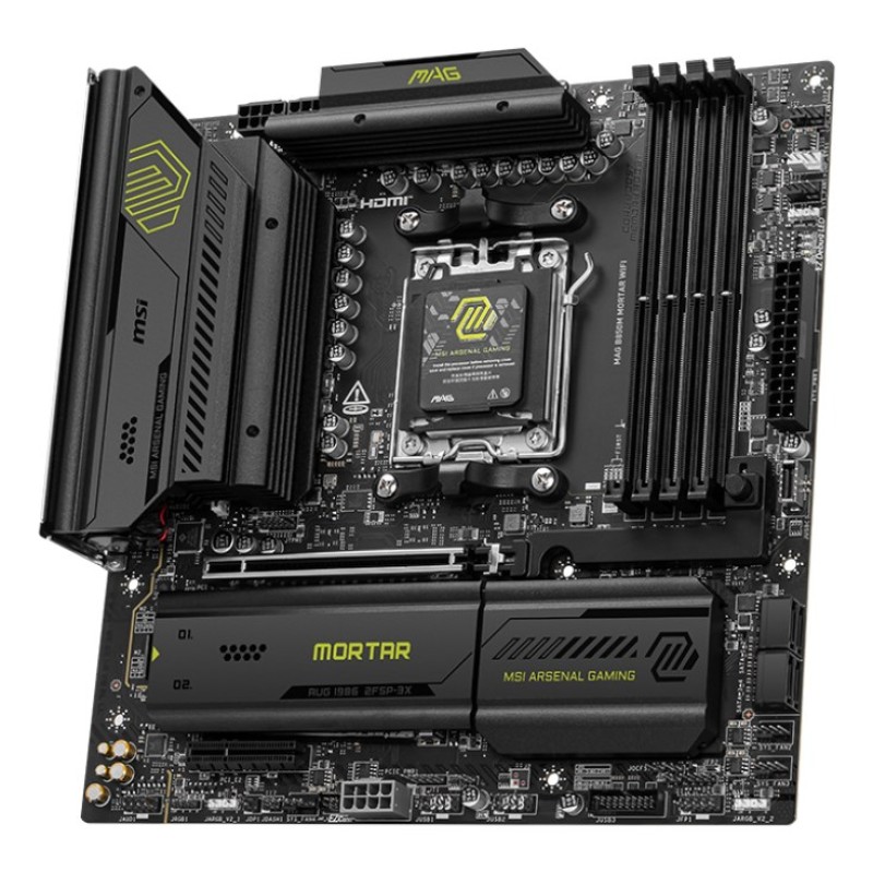MSI MAG B850M MORTAR WIFI motherboard AMD B850 Socket AM5 micro ATX MSI MAG B850M MORTAR WIFI motherboard AMD B850 Socket AM5 micro ATX