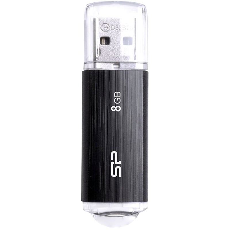 SILICON POWER Ultima U02 Pendrive USB flash drive 8 GB USB 2.0 (SP008GBUF2U02V1K) Black SILICON POWER Ultima U02 Pendrive USB flash drive 8 GB USB 2.0 (SP008GBUF2U02V1K) Black