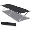 PROMIS Camping, tourist and camping bed, foldable, navy blue PROMIS Camping, tourist and camping bed, foldable, navy blue