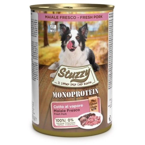 STUZZY Monoprotein Pork - wet dog food - 400 g STUZZY Monoprotein Pork - wet dog food - 400 g
