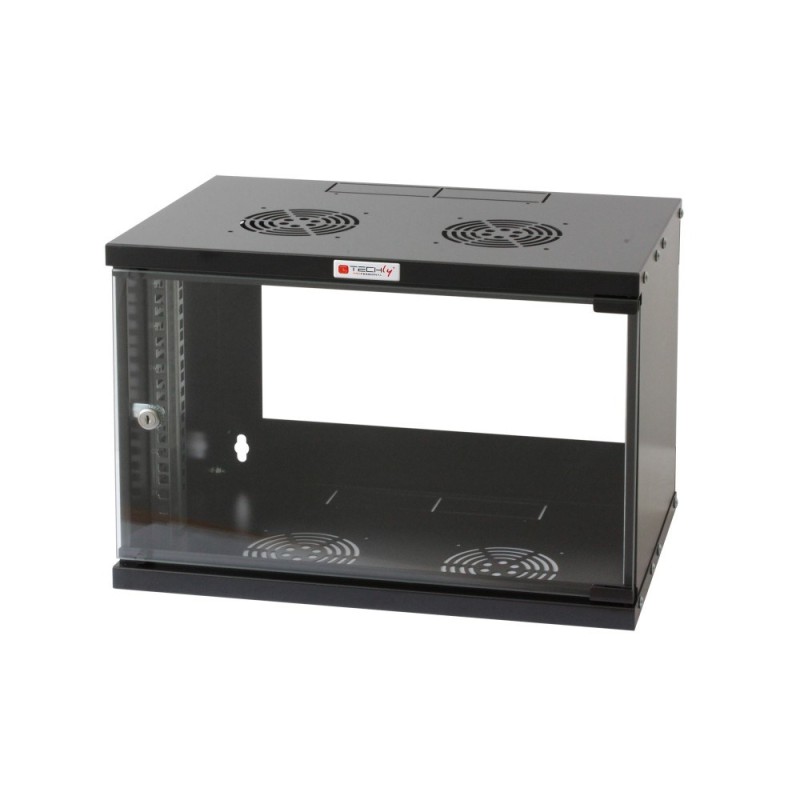 Techly Wall Rack Cabinet 19 6U D450 Black Assembled Techly Wall Rack Cabinet 19 6U D450 Black Assembled