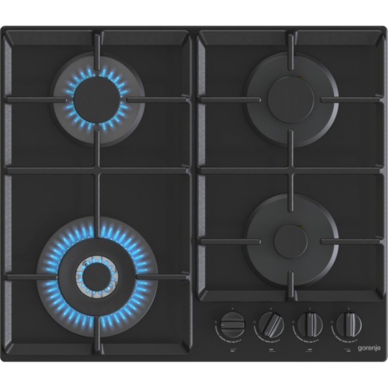 Gorenje GTW641EB hob Black Built-in 60 cm Gas 4 zone(s) Gorenje GTW641EB hob Black Built-in 60 cm Gas 4 zone(s)