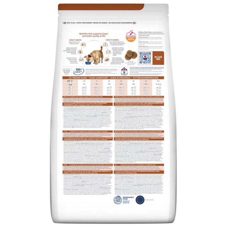 Hill's PD K/D Kidney Care Original - dry dog food - 4kg Hill's PD K/D Kidney Care Original - dry dog food - 4kg