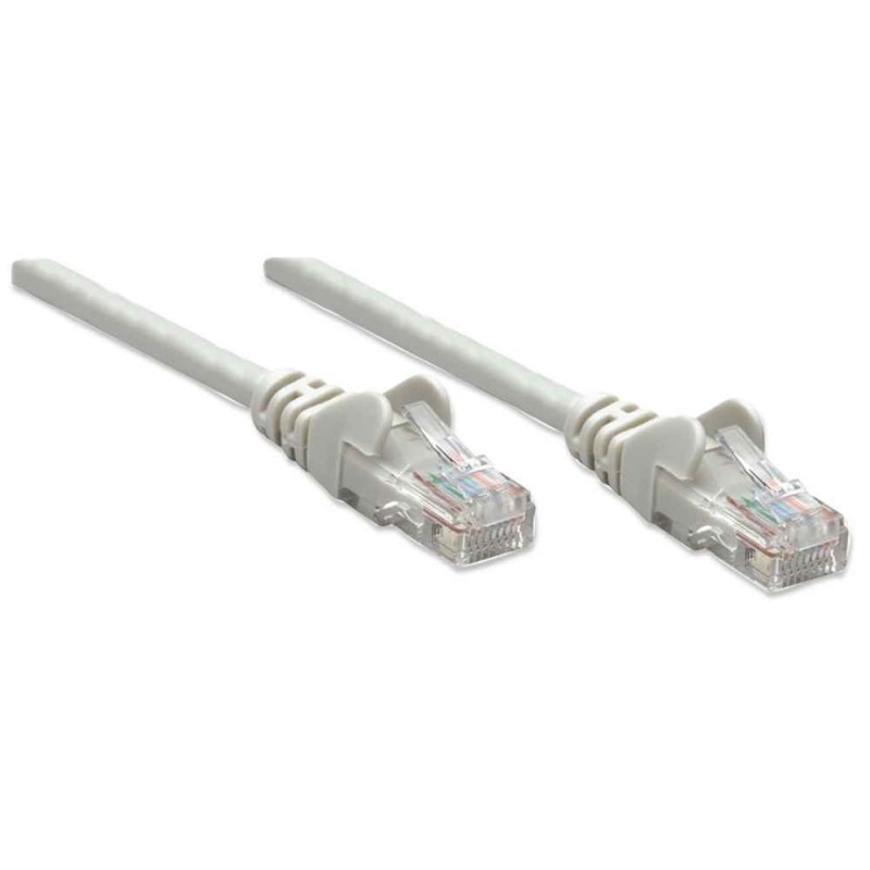 Intellinet Network Patch Cable, Cat5e, 3m, Grey, CCA, U/UTP, PVC, RJ45, Gold Plated Contacts, Snagless, Booted, Lifetime Warranty, Polybag Intellinet Network Patch Cable, Cat5e, 3m, Grey, CCA, U/UTP, PVC, RJ45, Gold Plated Contacts, Snagless, Booted, Lifetime Warranty, Polybag