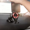 Gravity car mount Baseus Osculum for phone (red) Gravity car mount Baseus Osculum for phone (red)