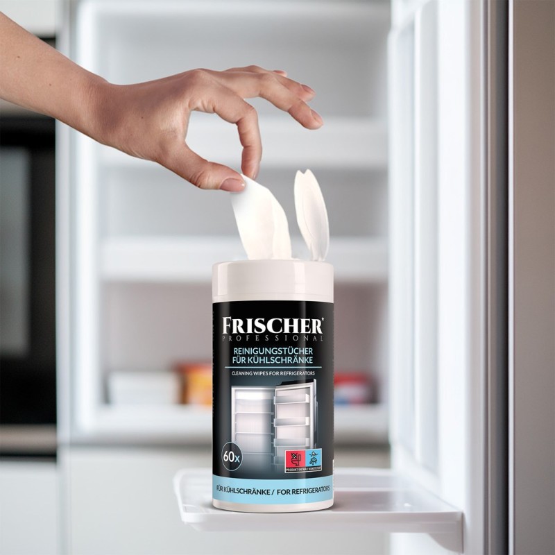 Frischer damp cloths for fridge cleaning 60 pcs. Frischer damp cloths for fridge cleaning 60 pcs.