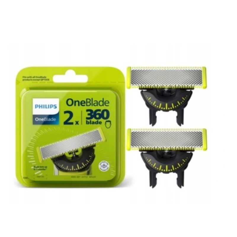 Philips Norelco OneBlade OneBlade 360 QP420/50 Replacement blade 2 pack Philips Norelco OneBlade OneBlade 360 QP420/50 Replacement blade 2 pack