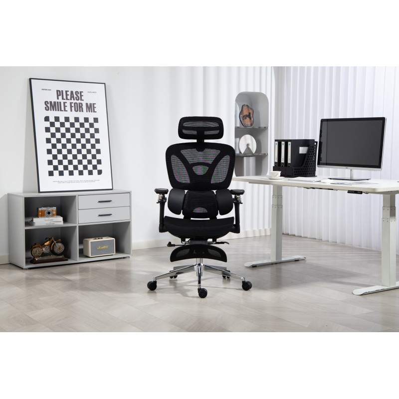 Activejet ergonomic office chair YK848 black Activejet ergonomic office chair YK848 black